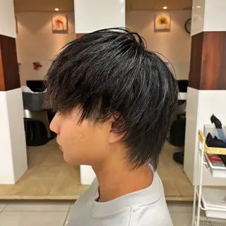 ミディアム メンズ 店舗指名No.1 吉岡　弘のヘアスタイル
