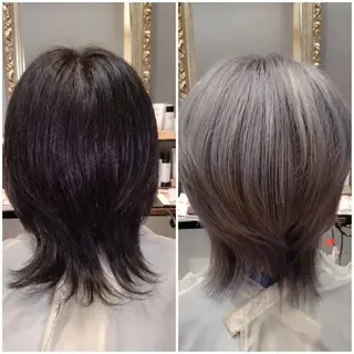 ショート カラー パーマ メンズ キッズ マツエク・マツパ sara 荒井店のヘアスタイル