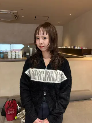 カラー ボブ/タイトアレンジ 個性派結婚式アレンジのヘアスタイル