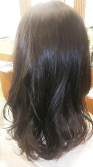 セミロング カラー 脇田 雄大のヘアスタイル