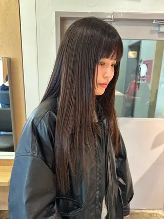 ロング カラー yupi🐈‍⬛ レイヤー/パーマのヘアスタイル