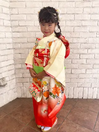 ヘアアレンジ キッズ七五三着付け ヘアアレンジのその他イメージ
