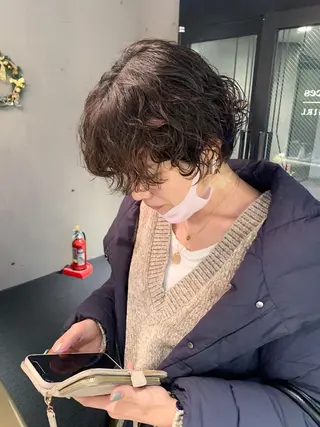 ショート パーマ 原宿パーマ kazuのヘアスタイル