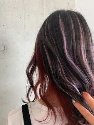 ミディアム カラー 髪質改善/縮毛矯正 ツヤ髪🩷さつきのヘアスタイル