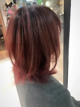 ミディアム カラー 松村 崇弘のヘアスタイル