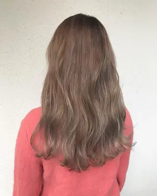 ロング カラー インナーカラー/天神 ブリーチ/吉田のヘアスタイル