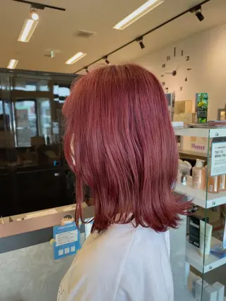セミロング カラー グリードヘアー所属・原田 健太郎のヘアスタイル