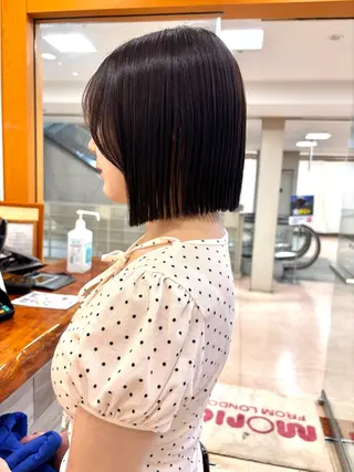 ミディアム 藤森 大のヘアスタイル