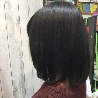 ミディアム カラー パーマ embrace エンブレイスのヘアスタイル