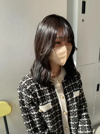 ミディアム カラー オスズ 🎀´-のヘアスタイル