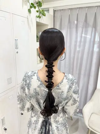 ヘアアレンジ 東梅田エリアカラー ヘアセットNo. 1のヘアスタイル