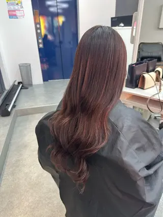 ロング 韓国ヘア×ハイトーン AYA💫のヘアスタイル