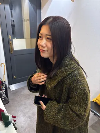 セミロング 🧶個性派/横浜パー マ/暖色/ミミのヘアスタイル