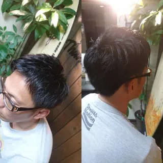ショート メンズ サンフラット所属・岡林 選のヘアスタイル