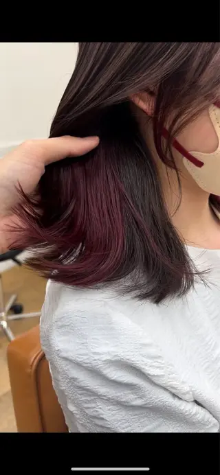 カラー 銀座/美髪矯正 レイヤー/あおのヘアスタイル