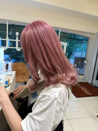 カラー 🎀ハイトーン🎀 🩶艶髪🩶YUNAのヘアスタイル
