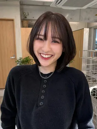 ミディアム カラー レイヤー/柔色 カラー/SAkiのヘアスタイル