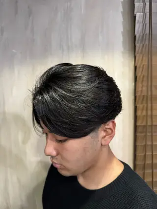 ショート パーマ メンズ メンズカット/パーマ 艶カラーTAIGA︎のヘアスタイル