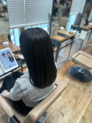 ミディアム 白髪染めモデル様 募集中🌺祝迫愛艶のヘアスタイル