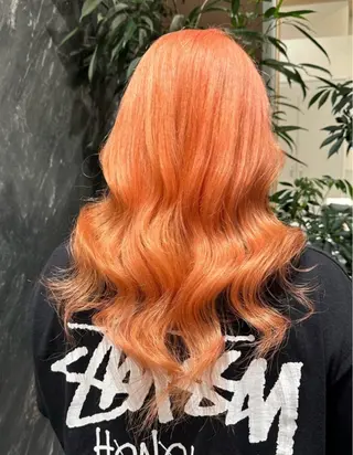 ロング カラー salowin原宿iori所属・💋ハイトーンデザイ ンヘア💋A'nyuのヘアスタイル