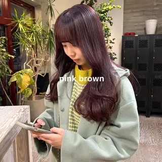 カラー 暖色カラー推し/ トヤエリコのヘアスタイル