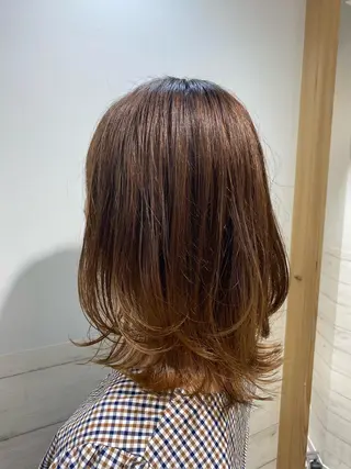 ミディアム カラー ✨髪質改善特化✨ HAJIMEのヘアスタイル