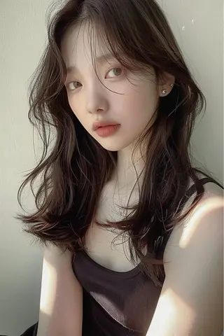 セミロング カラー lana hair 新宿/髪質改善/韓国のヘアスタイル