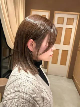 ミディアム La fith hair ruu.福山2号店【ラフィス ヘアー ルウ】所属・阿部野 明優梨のヘアスタイル