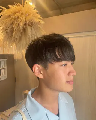 ミディアム メンズ 荒牧 絵美のヘアスタイル