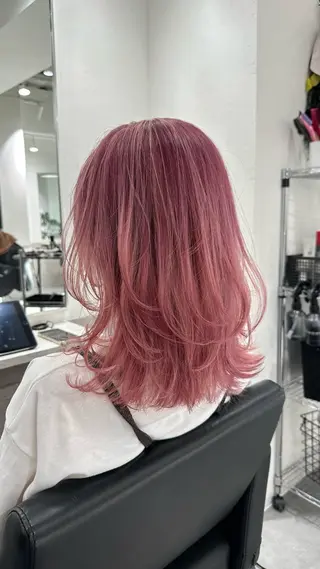 カラー ciera. アオイのヘアスタイル
