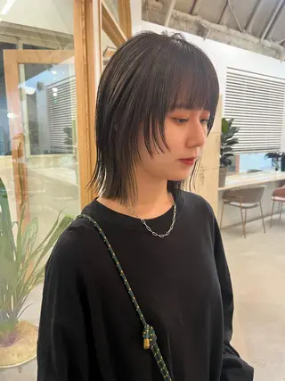 ミディアム marino/ カラー/顔周りカットのヘアスタイル