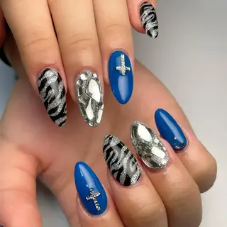 セミロング ネイル 下妻市ﾈｲﾙｻﾛﾝ M_styleのネイルデザイン