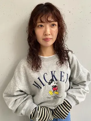 ロング パーマ ボブ / オージュア 🌸Mikuのヘアスタイル