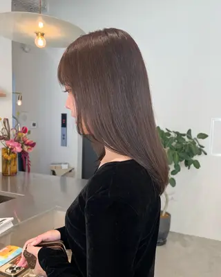 ロング Lapis上地所属・ふじわらはゆ/岡崎/ 似合わせカラーのヘアスタイル