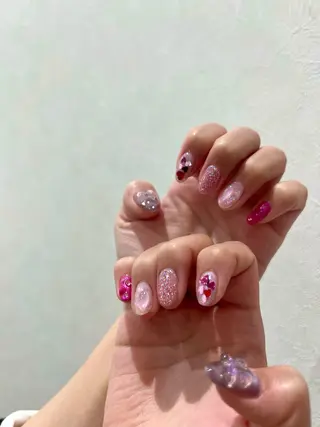 ショート ガレリアエレガンテ栄店所属・ガレリアエレガンテ栄 Minaのネイルデザイン