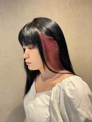 ロング カラー 透明感カラー/艶髪/ エクステ/HIROのヘアスタイル