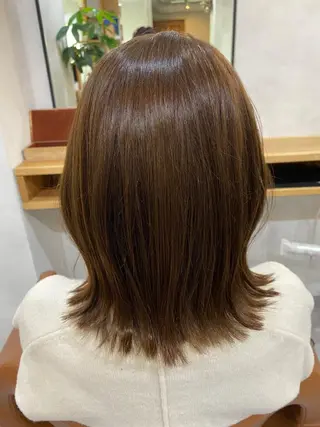 ミディアム サロウィン新宿三丁目所属・✨巻けるストレート・ 矯正特化✨taroのヘアスタイル