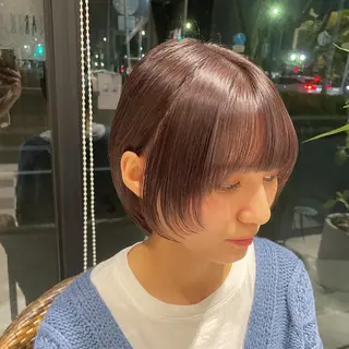 ショート カラー コイデ リュウセイのヘアスタイル