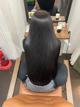 ロング カラー ヘアアレンジ 🍒ᩚ名駅/艶髪 縮毛矯正/あゆ🍒ᩚのヘアスタイル