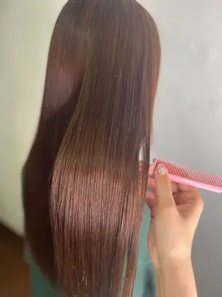 ロング 米倉 千晴のヘアスタイル