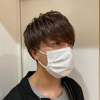 ショート カラー メンズ THE ESCALA 町田所属・町田縮毛矯正/ 髪質改善/美髪特化のヘアスタイル