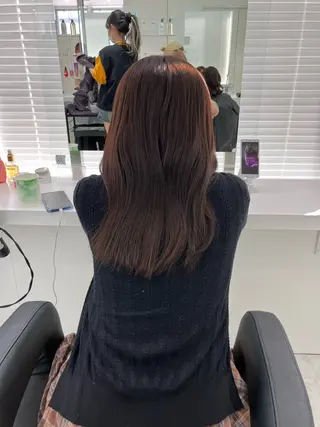 ロング カラー ヘアアレンジ 🫧透明感ラベンダー 似合わせ🫧あい🫧のヘアスタイル