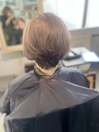 ショート カラー Mariana雛/ 西大分/ハイライトのヘアスタイル