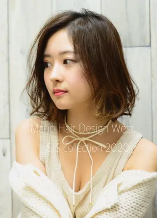 ミディアム カラー 竹嶌 健吾のヘアスタイル