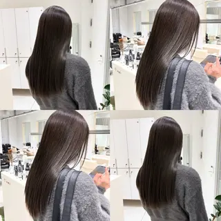 セミロング カラー カジュアルを女っぽく 𝗮𝘆𝗮𝗰𝗼のヘアスタイル