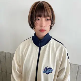 ショート カラー スギヤマ ショウゴのヘアスタイル