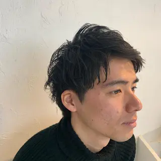 ショート パーマ メンズ TELA HAIR 岩槻所属・TELA HAIR 岩槻 高梨のヘアスタイル