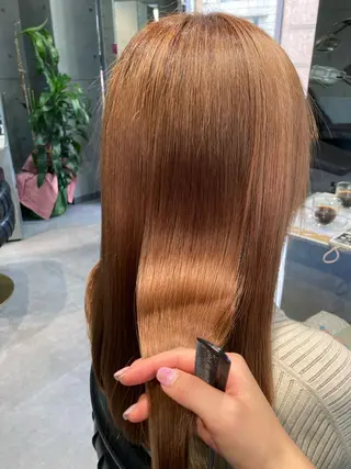 ロング 髪質改善☺︎縮毛矯正 ふじい まりんのヘアスタイル