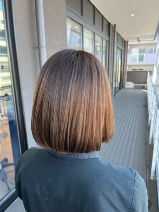 ミディアム 柴原 佑果のヘアスタイル