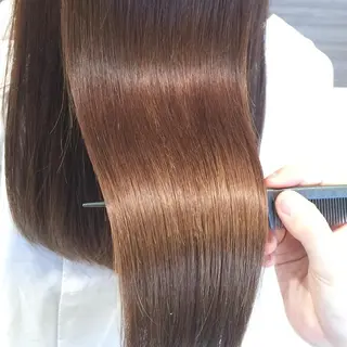 セミロング Ash 店長　山下達也のヘアスタイル